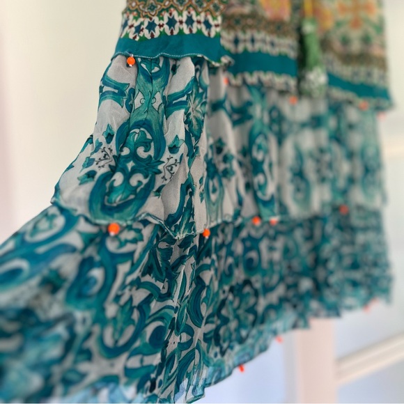 Hemant & Nandita Moana Silk Mini Dress - Picture 10 of 14